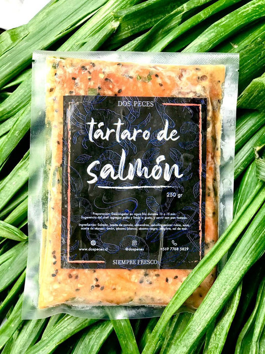 Tártaro de Salmón Sellado al Vacío 250 grs.